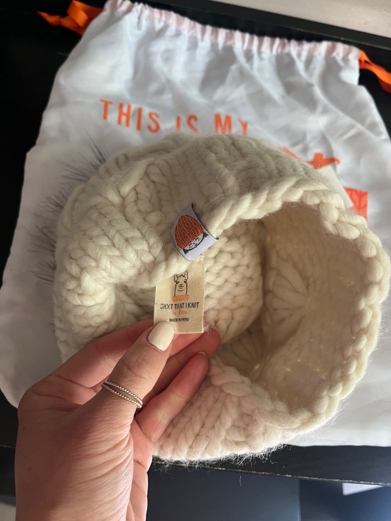 NWT Sh*t That I Knit Merino Wool Beanie Hat | Original Packaging main image 3
